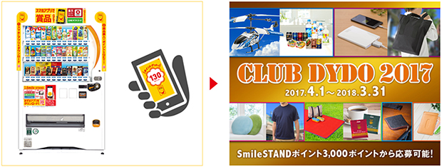 Smile STANDに“必ず景品がもらえる”コンテンツ初登場！「CLUB DYDO」応募サービスを開始