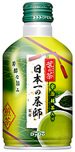 「葉の茶 日本一の茶師監修」275gボトル缶