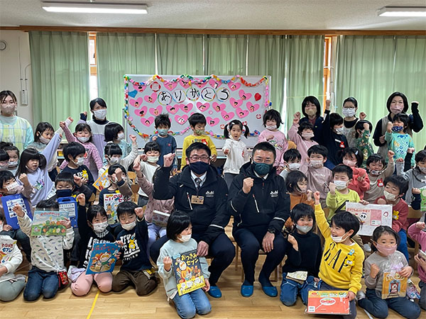 高田保育所での集合写真