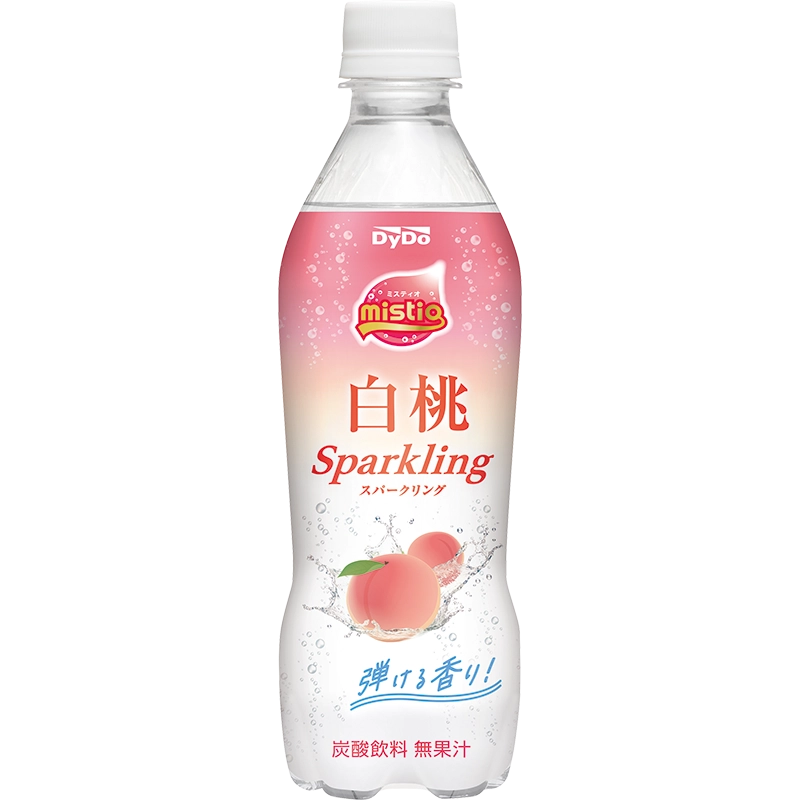 ミスティオ 白桃スパークリング｜商品情報｜ダイドードリンコ